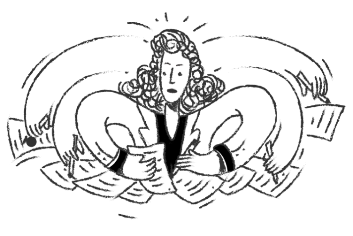 a women cartoon with many hands multitasking